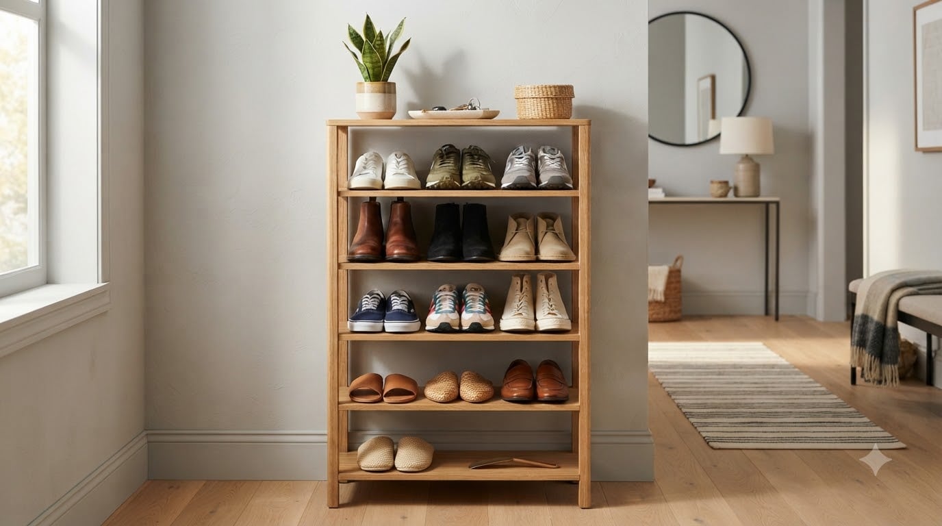 best freestanding shoe racks