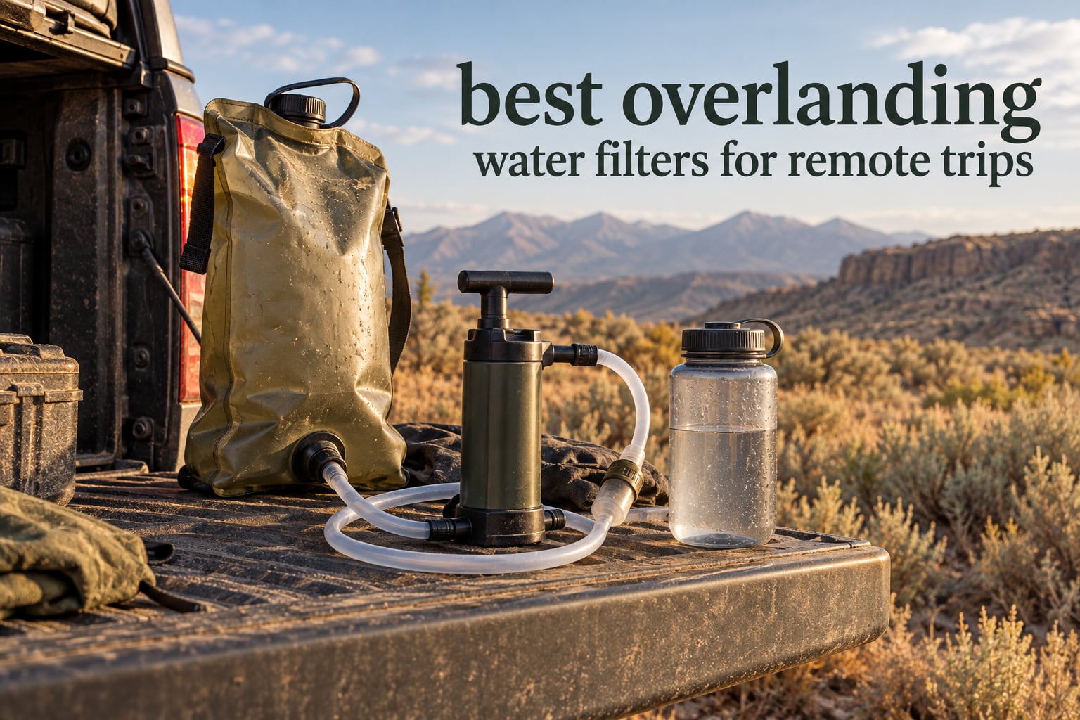 best overlanding water filters for remote trips