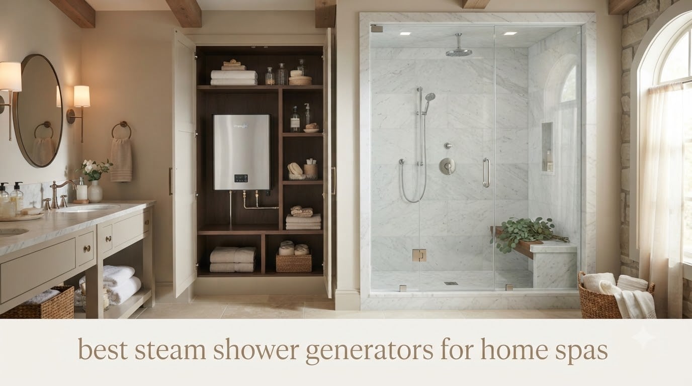 best steam shower generators for home spas