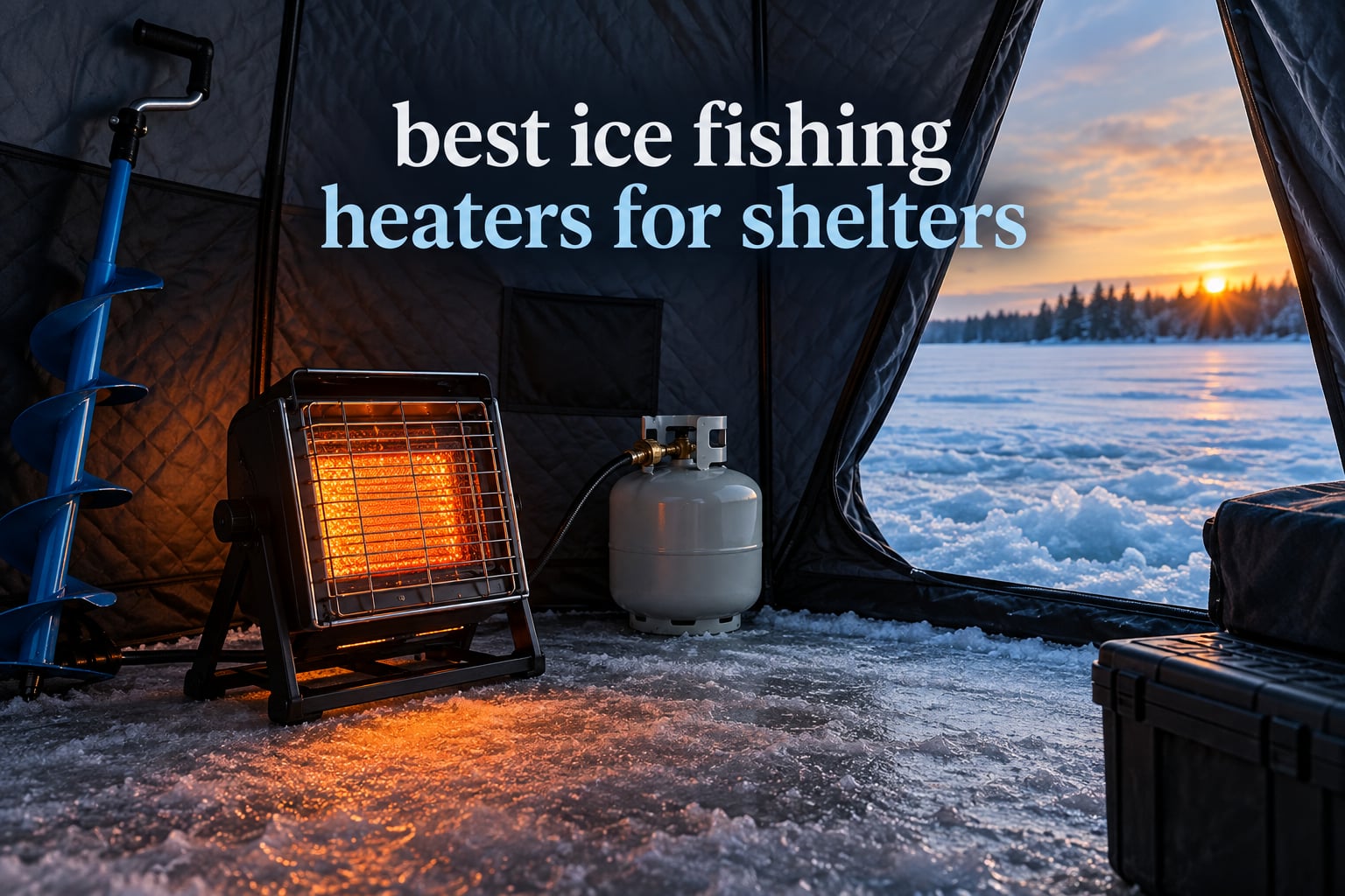 best ice fishing heaters for shelters