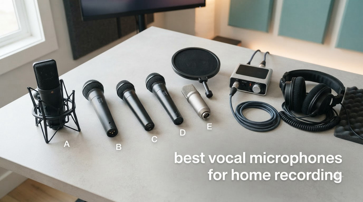best vocal microphones for home recording