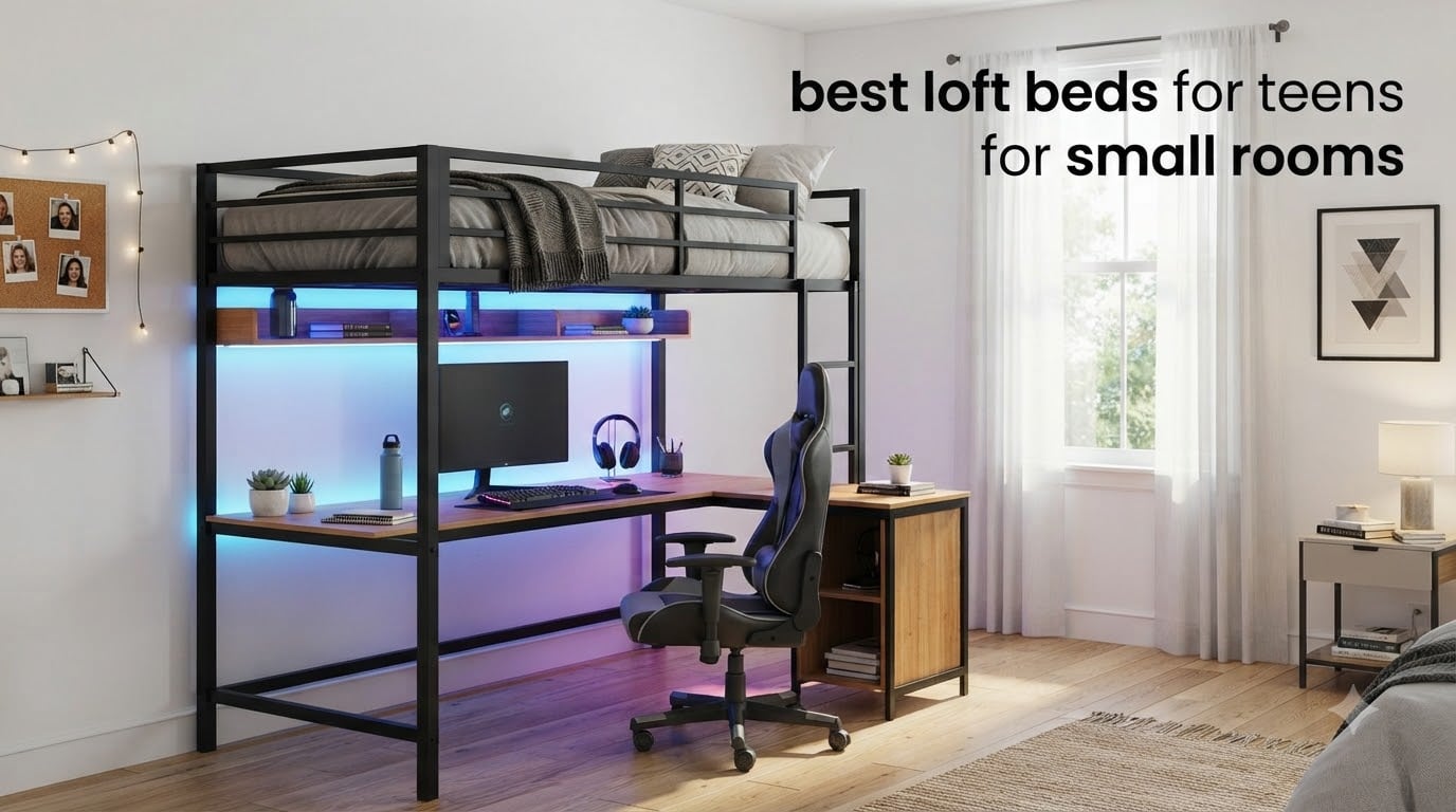 best loft beds for teens for small rooms