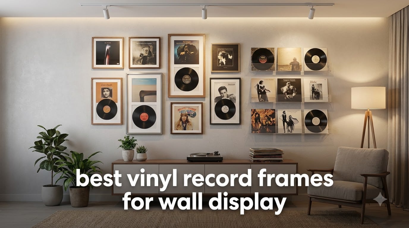 best vinyl record frames for wall display