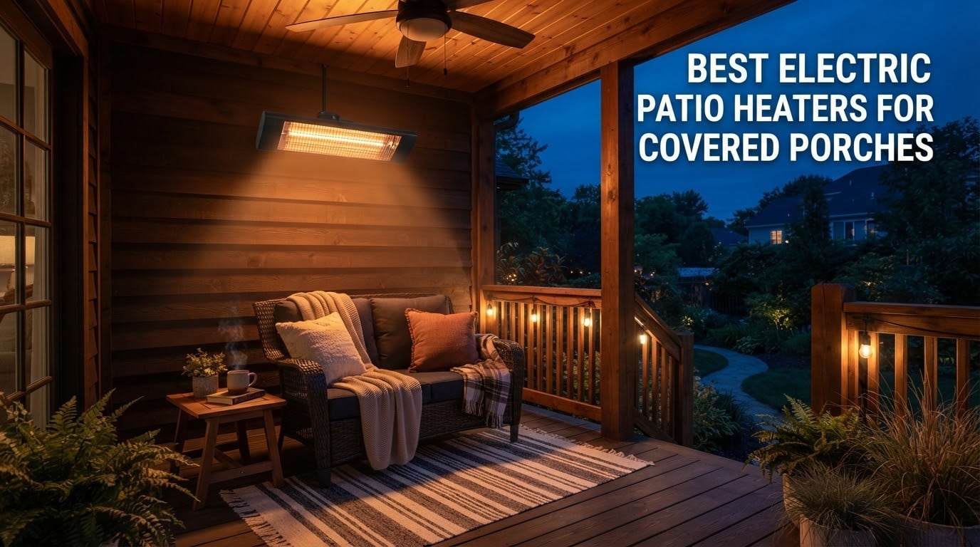 best electric patio heaters for covered porches