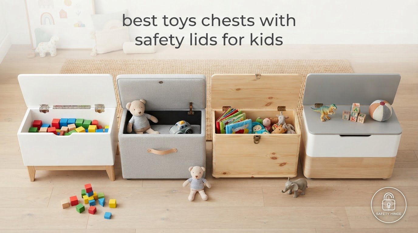 best toys chests with safety lids for kids