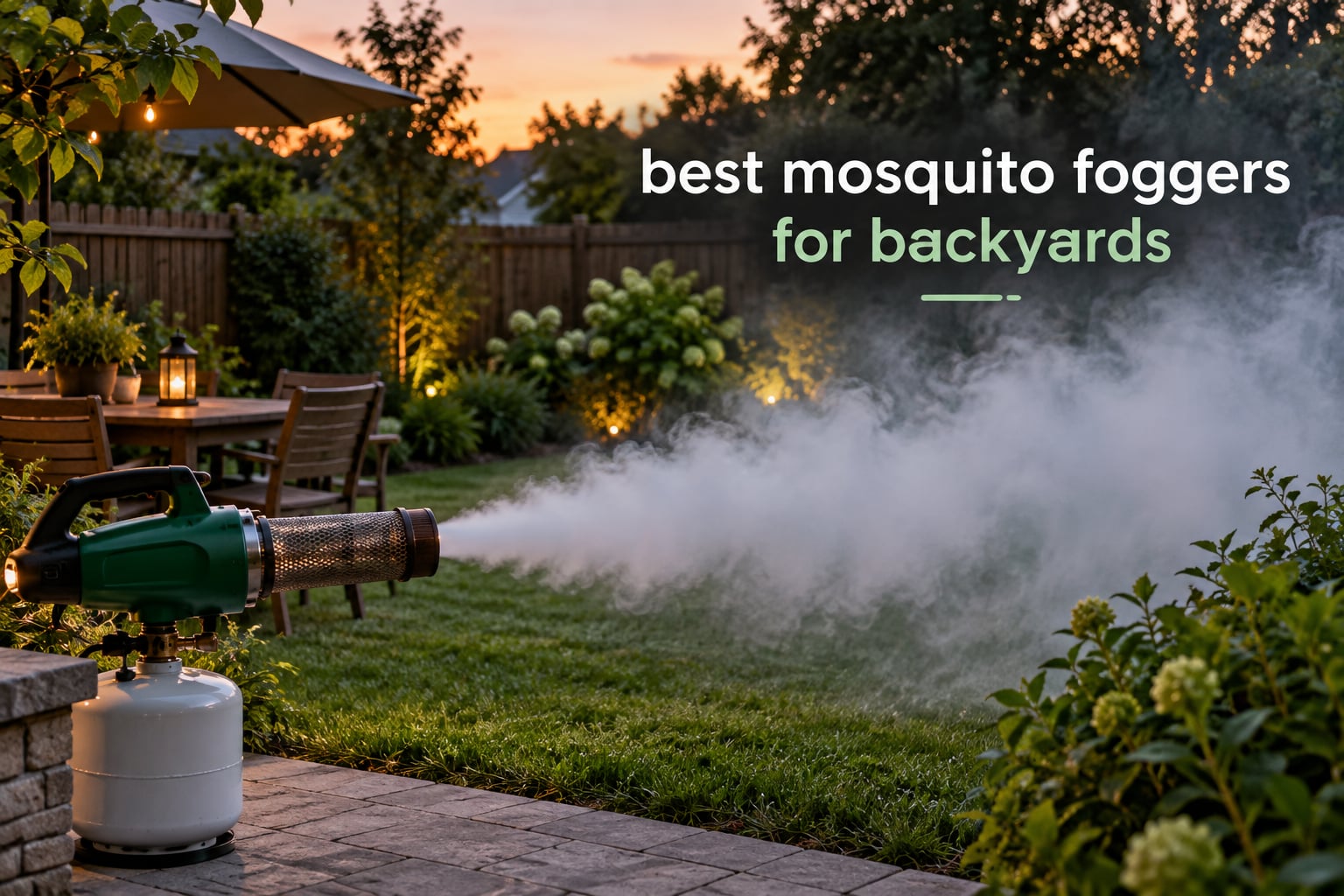 best mosquito foggers for backyards