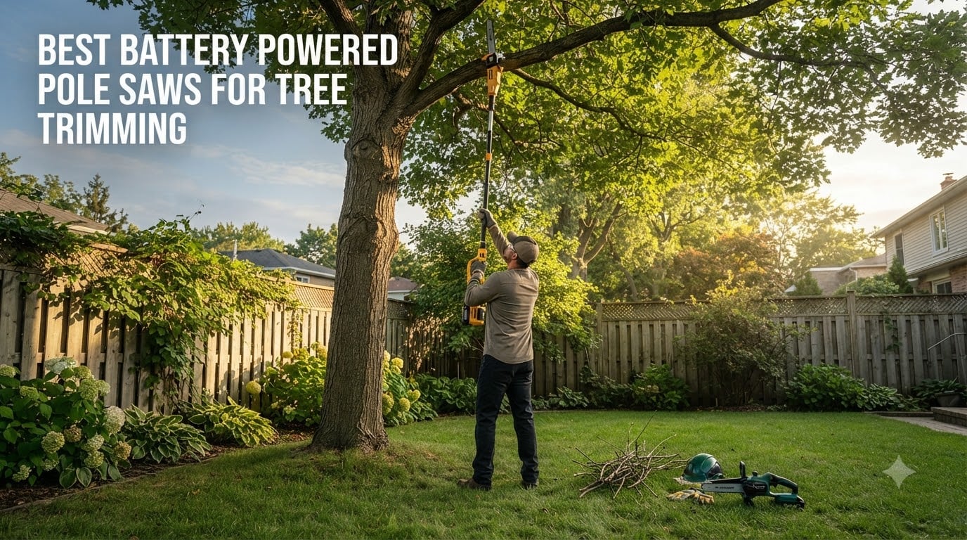 best battery powered pole saws for tree trimming