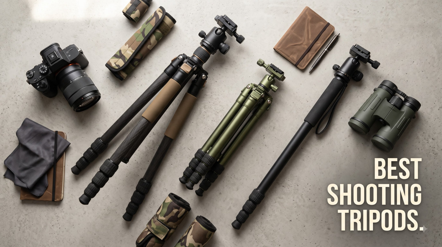 best shooting tripods