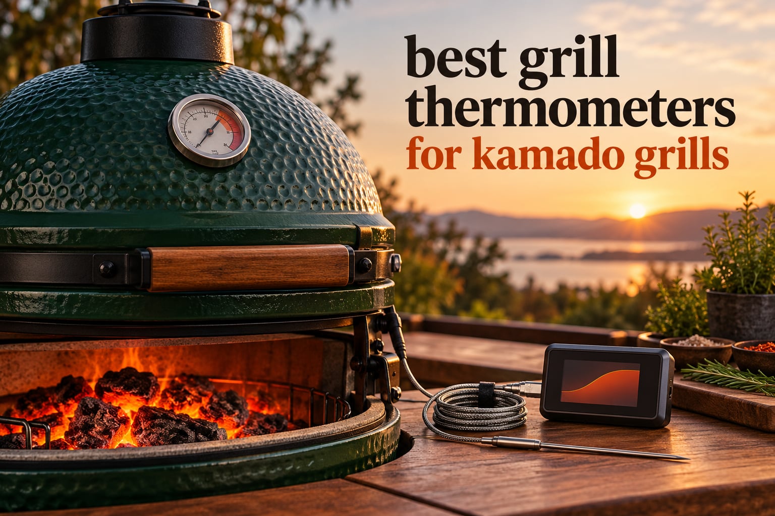 best grill thermometers for kamado grills