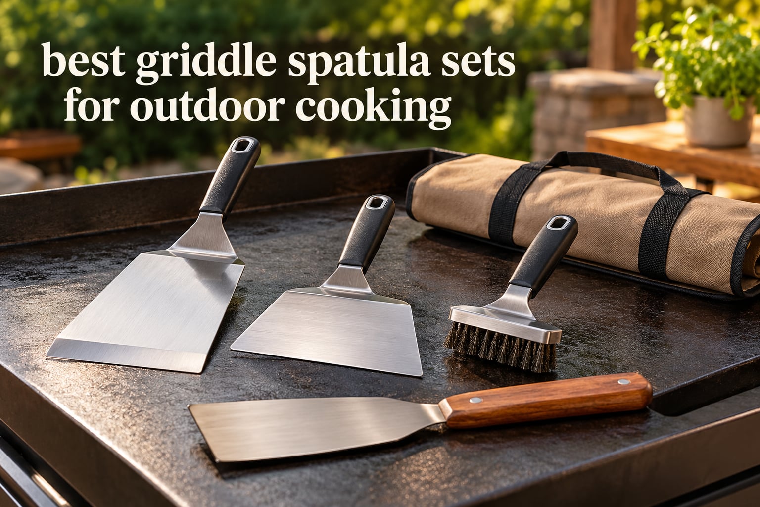 best griddle spatula sets for outdoor cooking