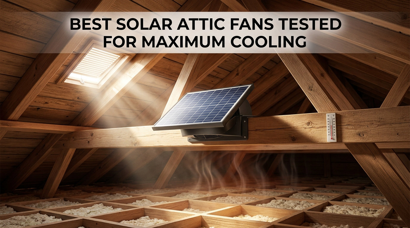 best solar attic fans tested for maximum cooling