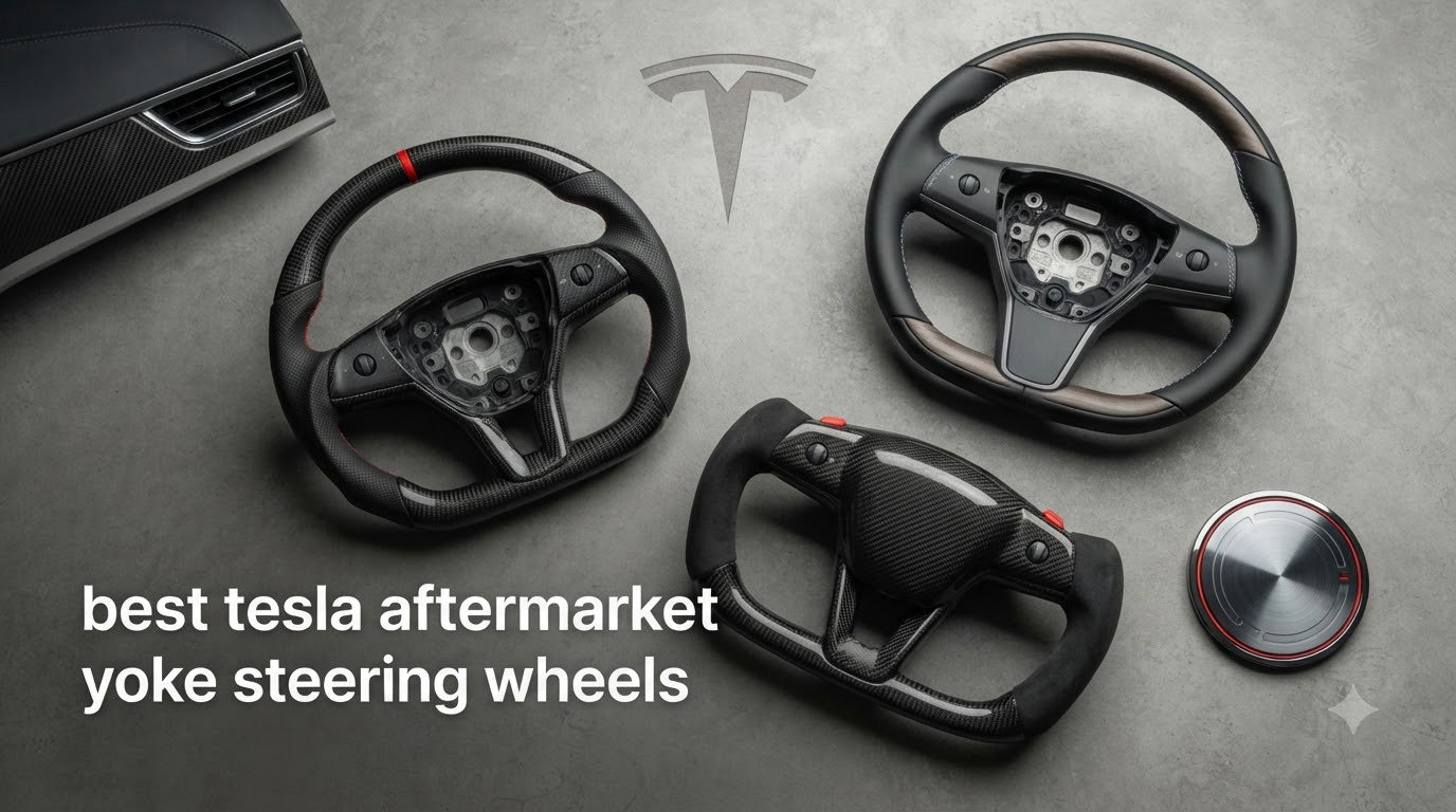 best tesla aftermarket yoke steering wheels