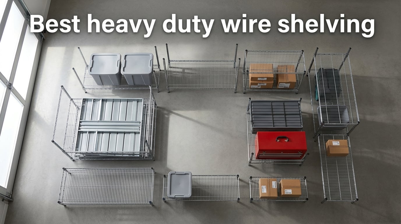 Best heavy duty wire shelving