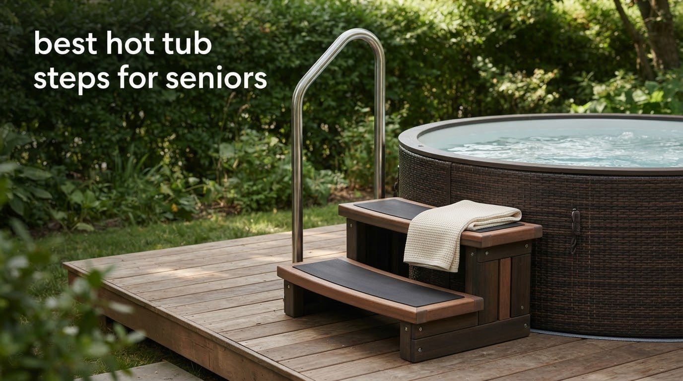 best hot tub steps for seniors