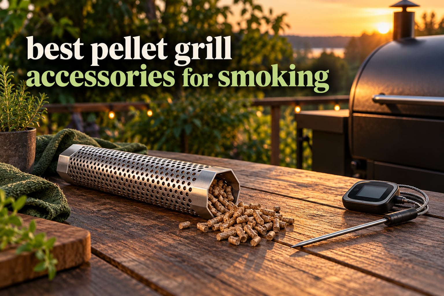 best pellet grill accessories for smoking