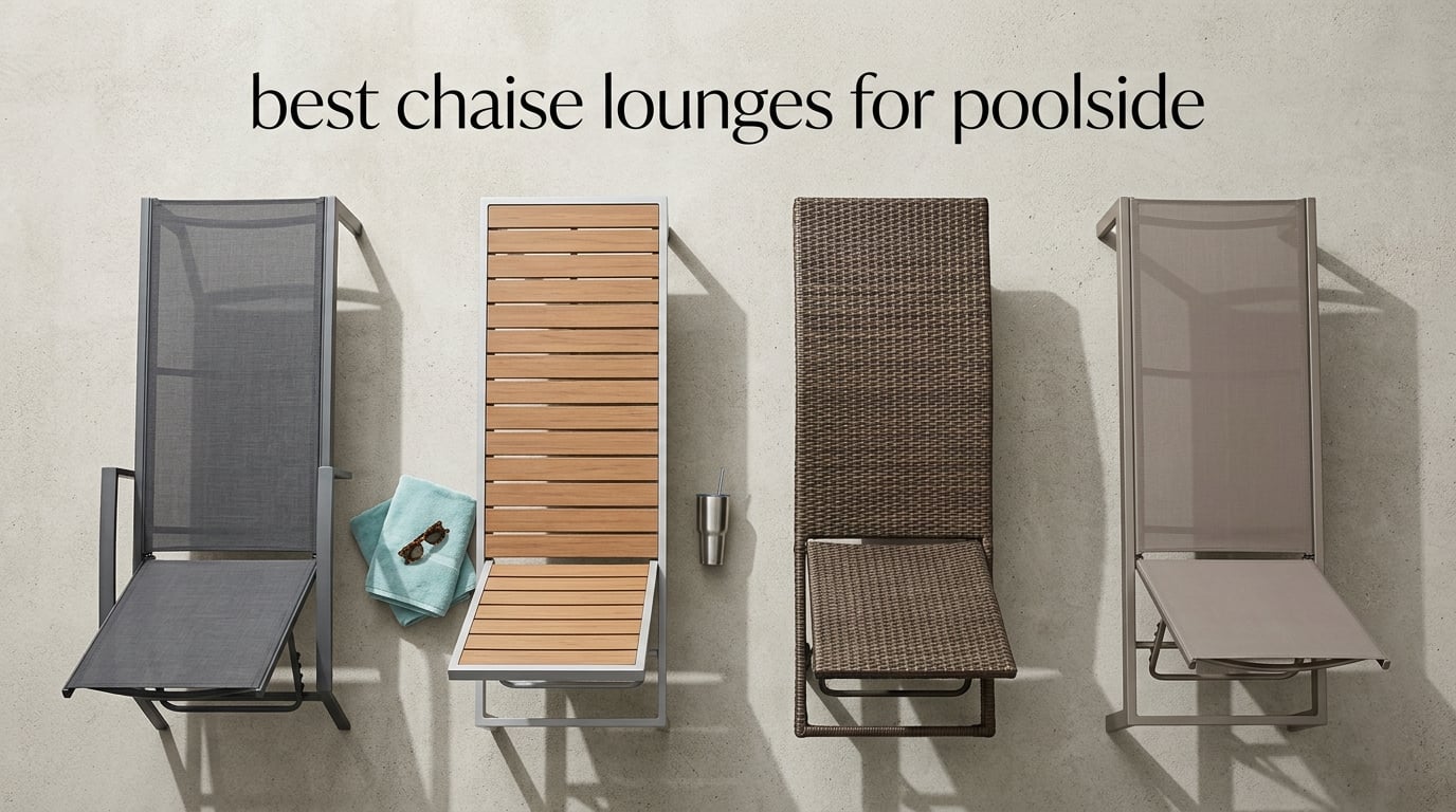 best chaise lounges for poolside