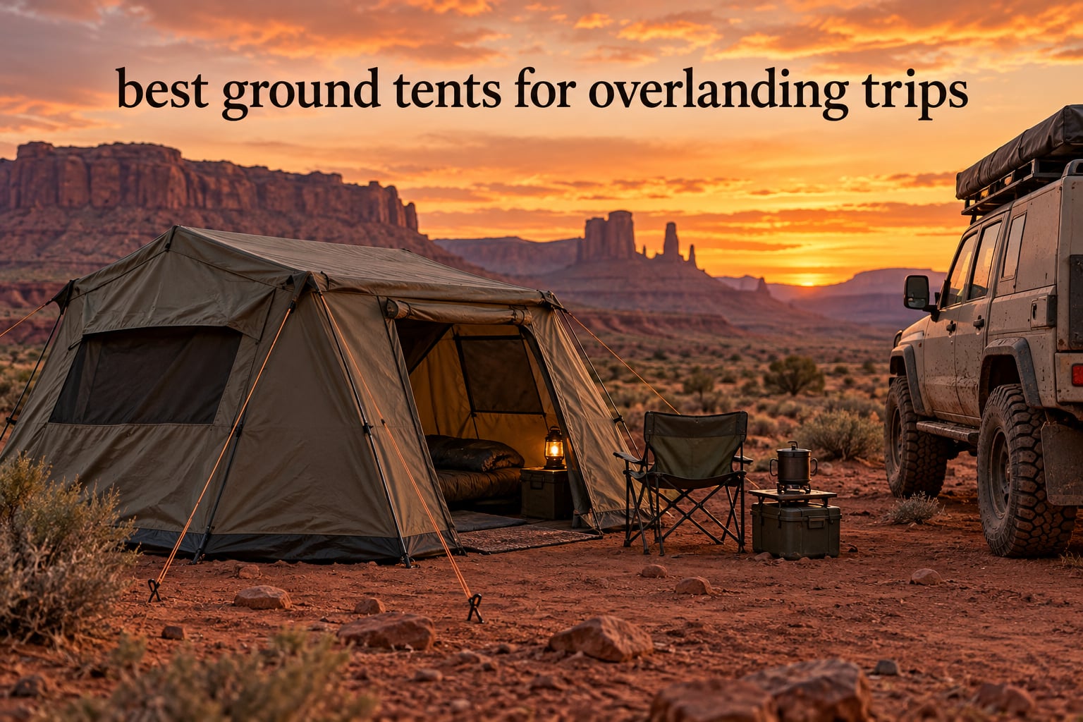 best ground tents for overlanding trips