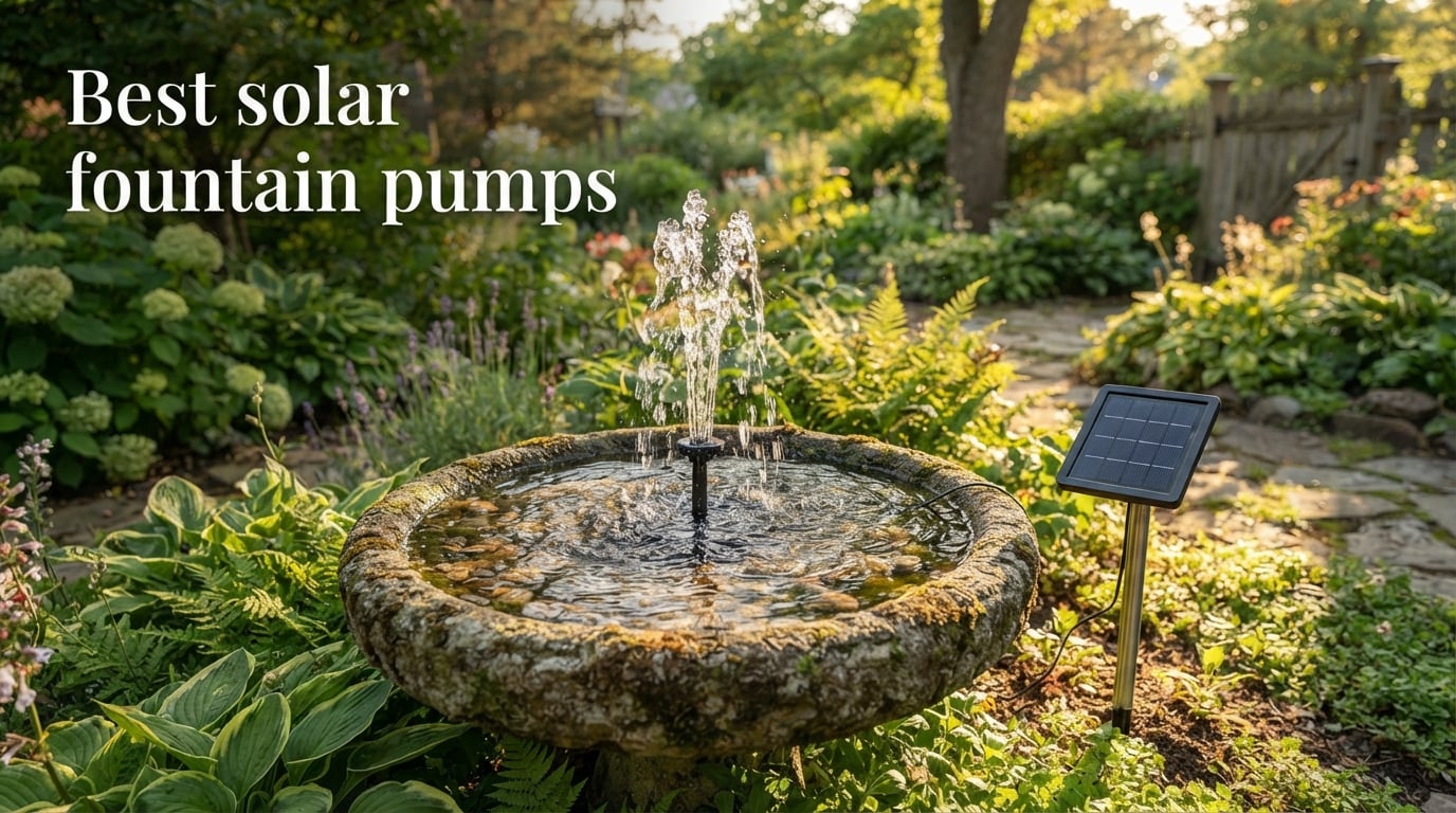 Best solar fountain pumps