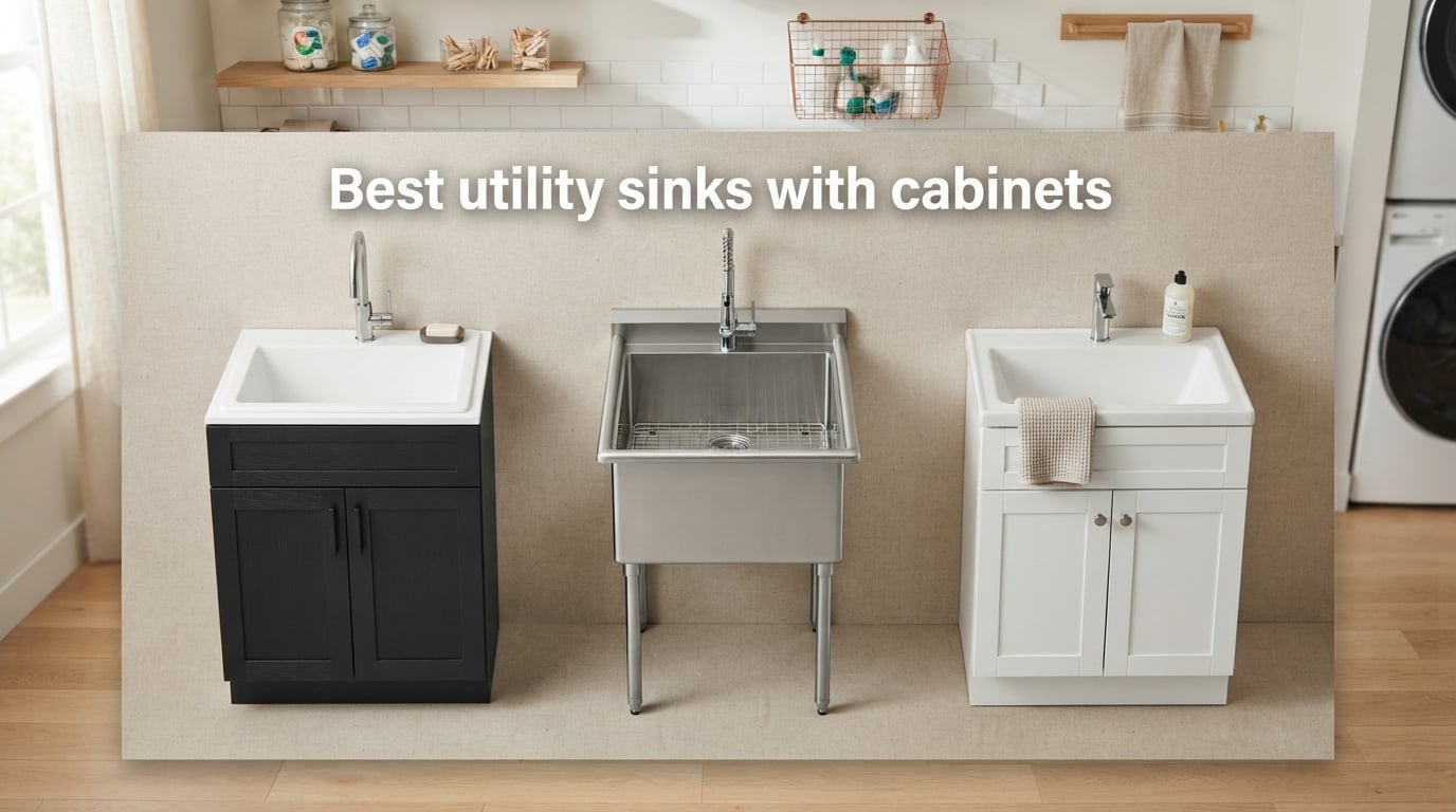 Best utility sinks with cabinets