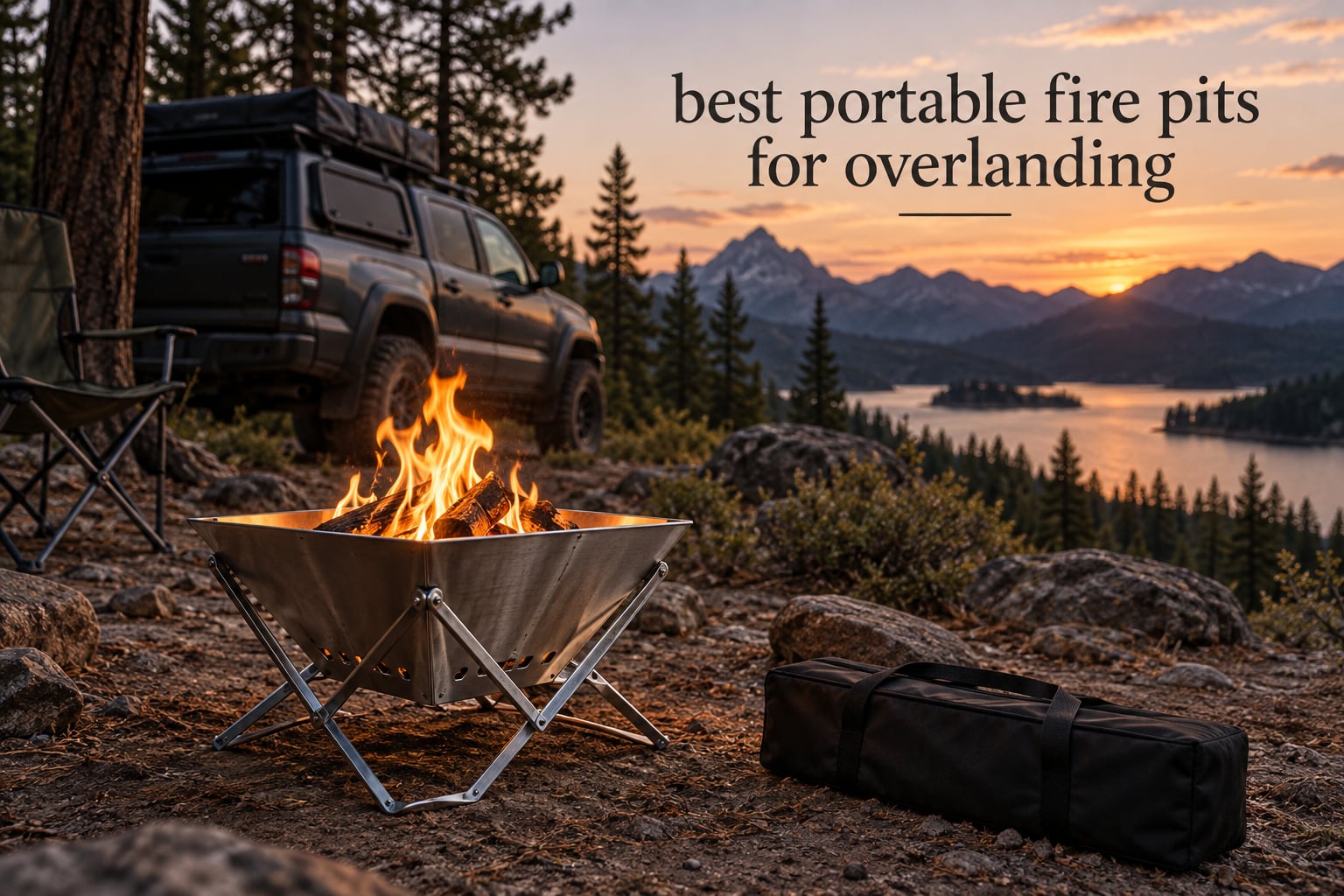 best portable fire pits for overlanding