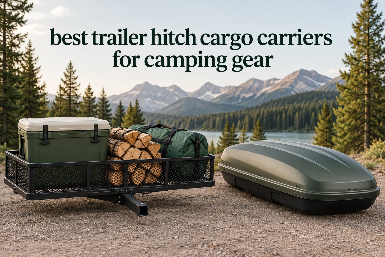best trailer hitch cargo carriers for camping gear