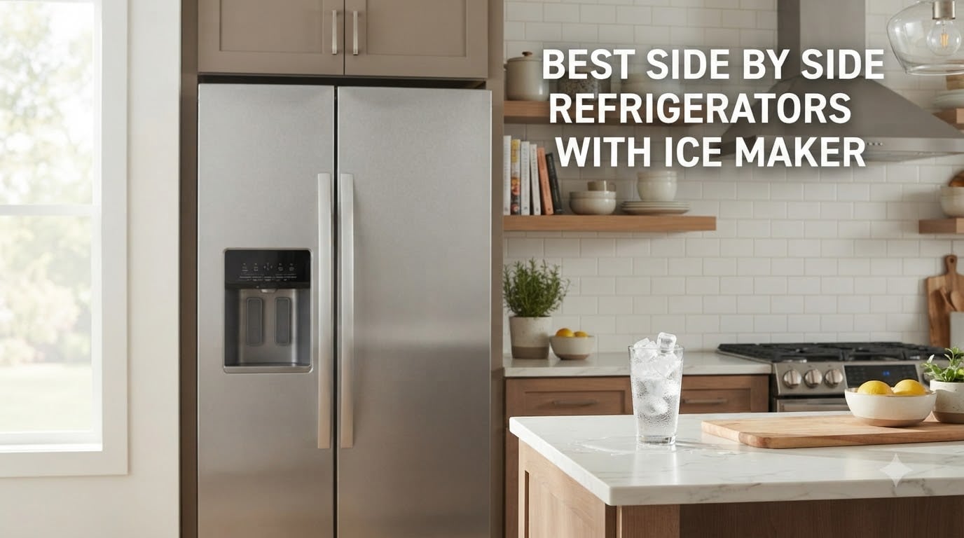best side by side refrigerators with ice maker