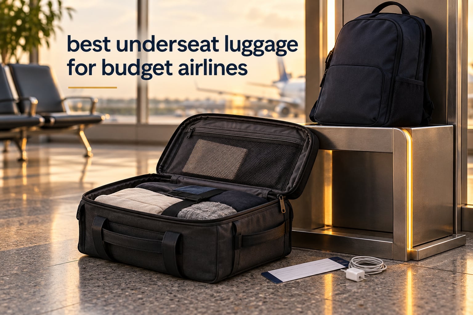 best underseat luggage for budget airlines