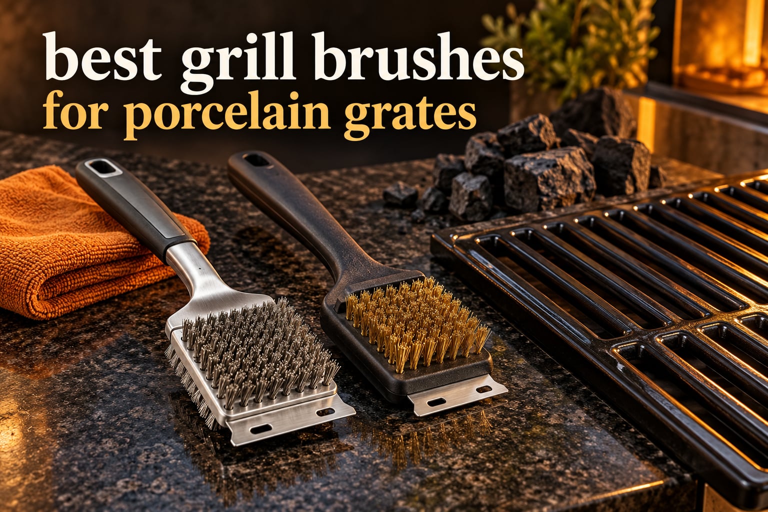 best grill brushes for porcelain grates