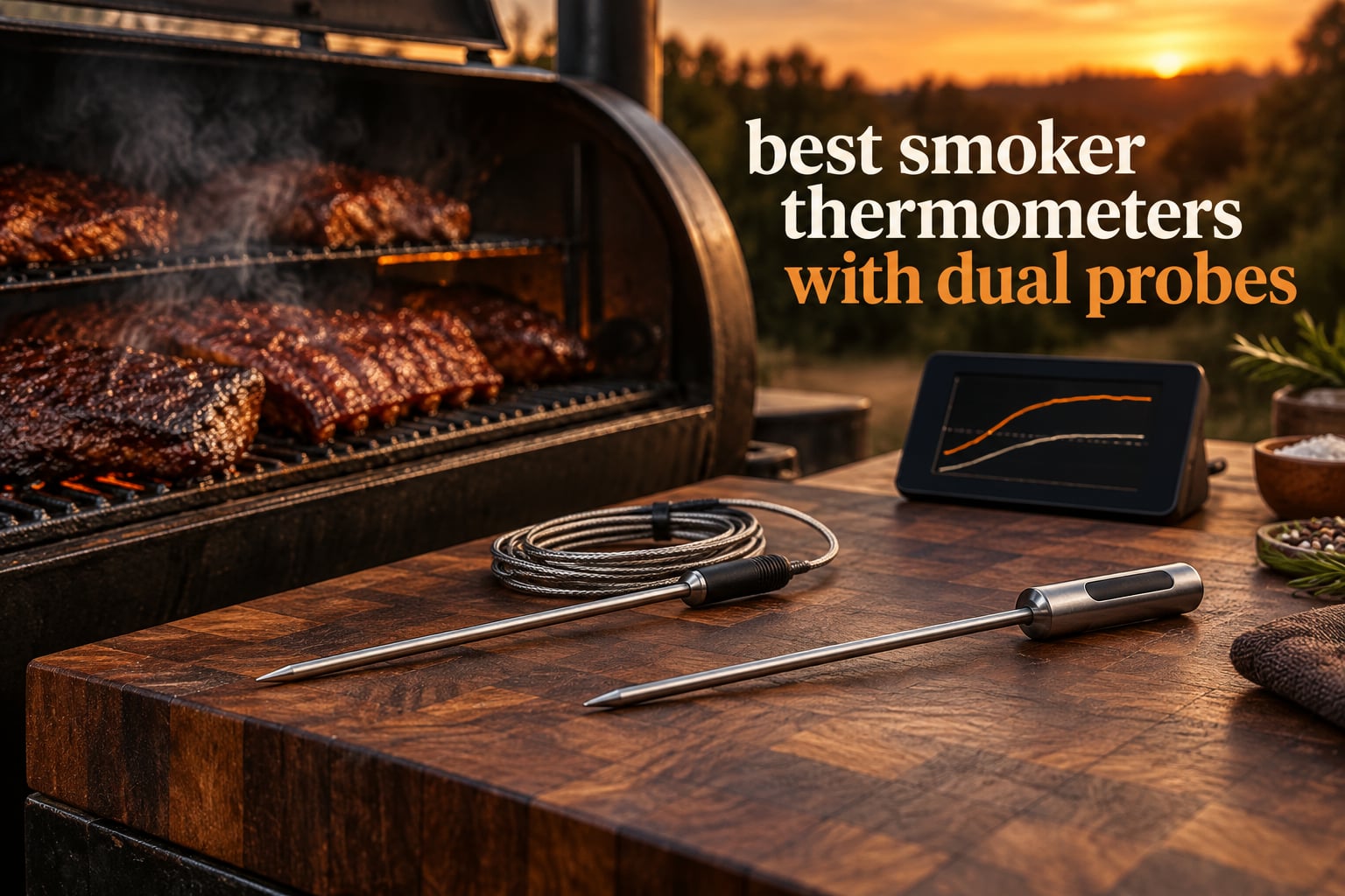 best smoker thermometers with dual probes