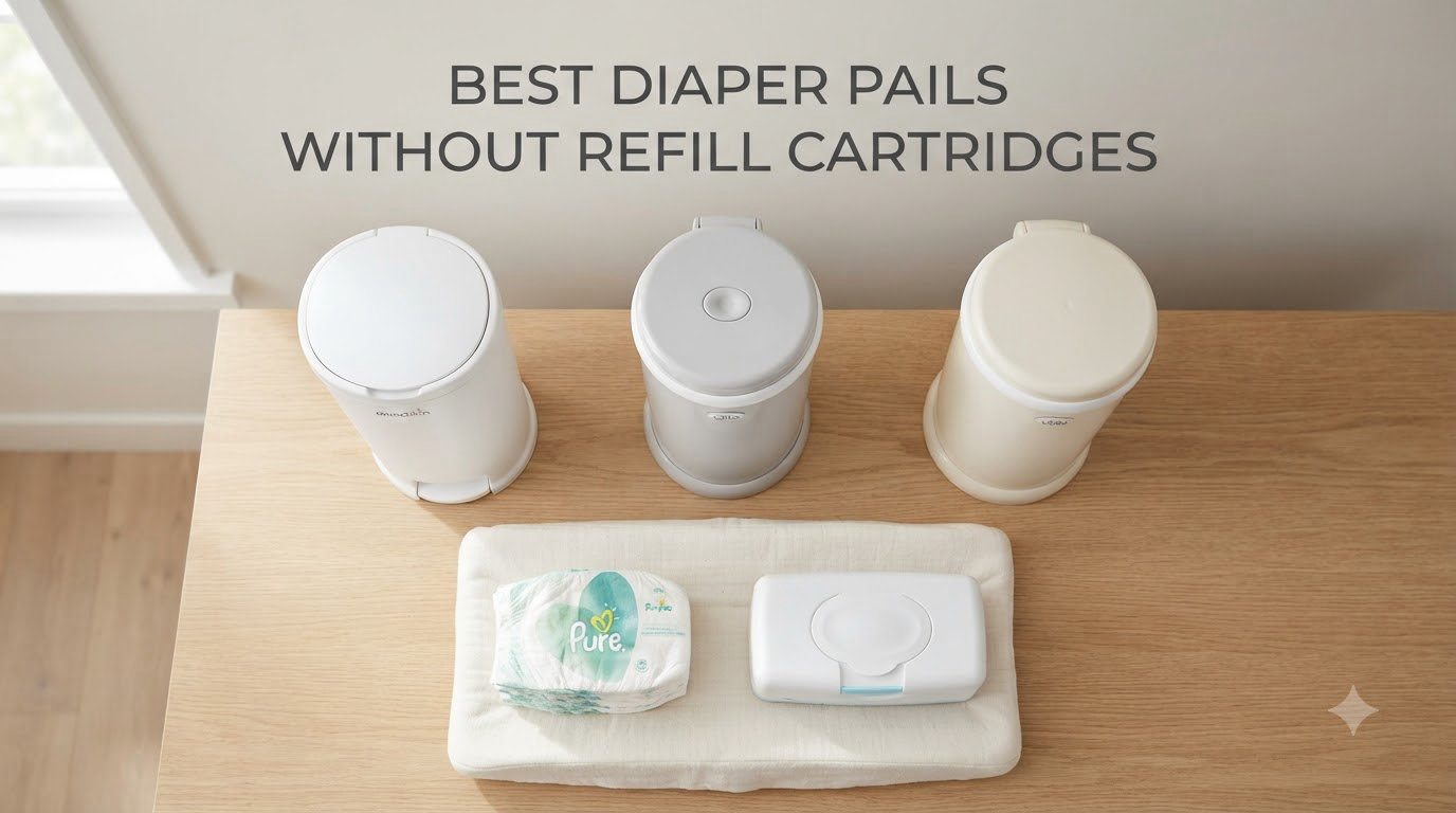 best diapers pails without refill cartridges