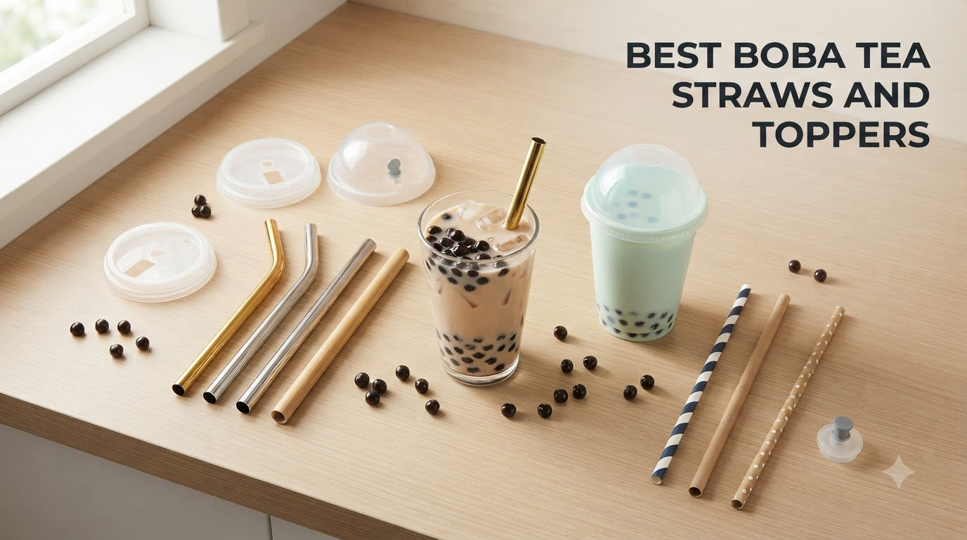 best boba tea straws and toppers