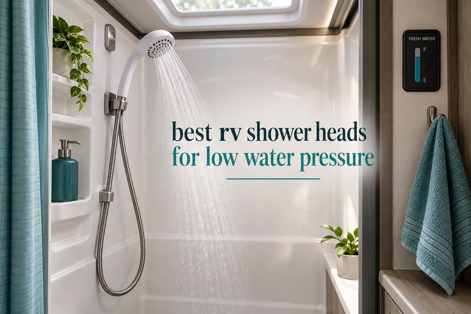 best rv shower heads for low water pressure