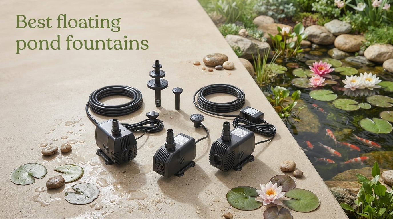 Best floating pond fountains