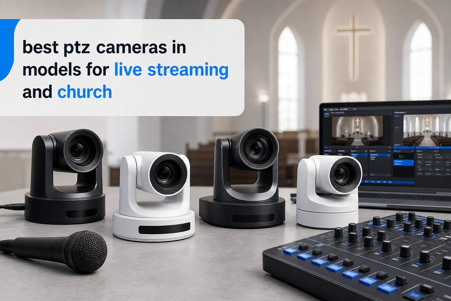 best ptz cameras in models for live streaming and church