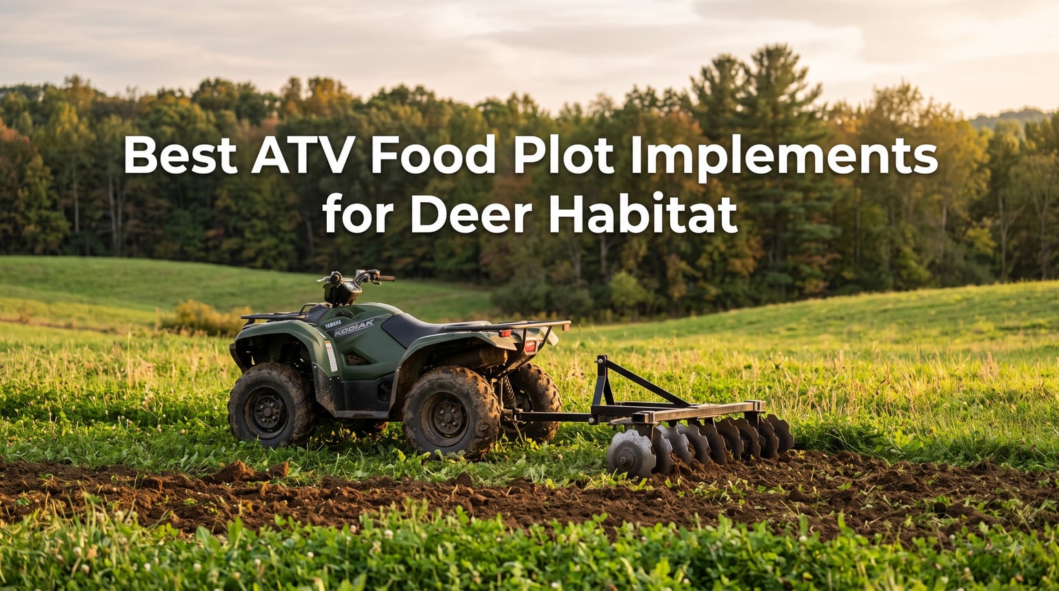 Best ATV Food Plot Implements for Deer Habitat