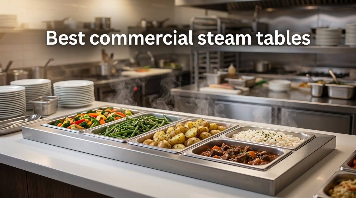 Best commercial steam tables