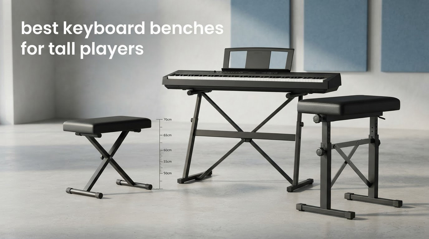 best keyboard benches for tall players