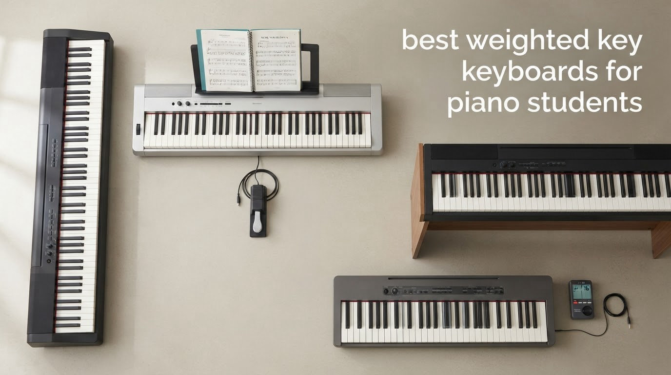 best weighted key keyboards for piano students
