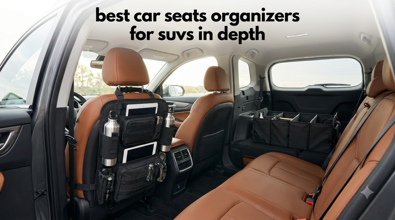 best car seats organizers for suvs in depth