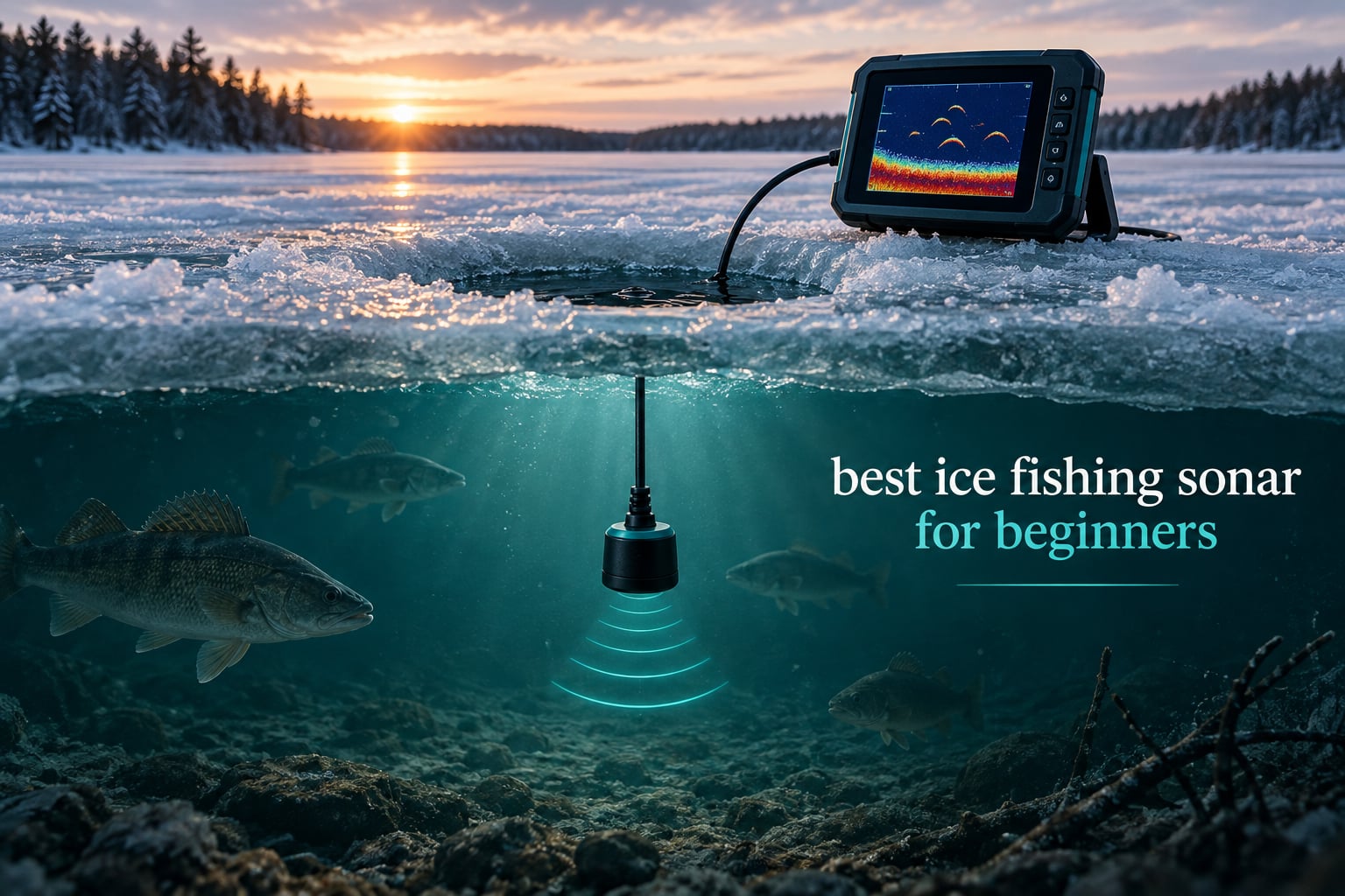 best ice fishing sonar for beginners