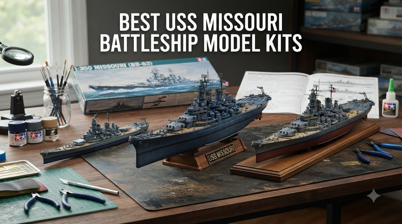 best uss missouri battleship model kits