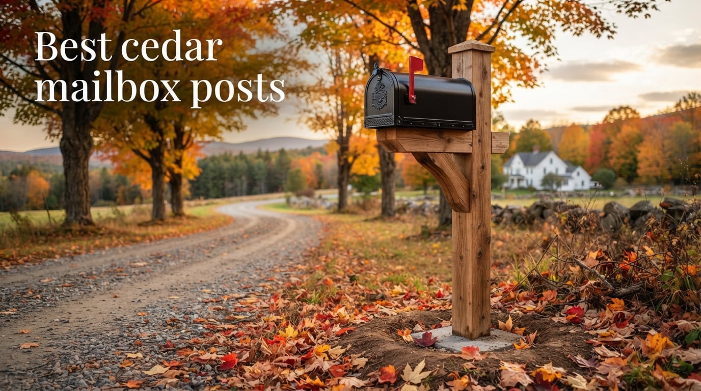 Best cedar mailbox posts