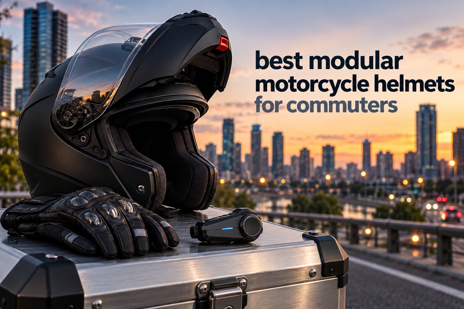 best modular motorcycle helmets for commuters