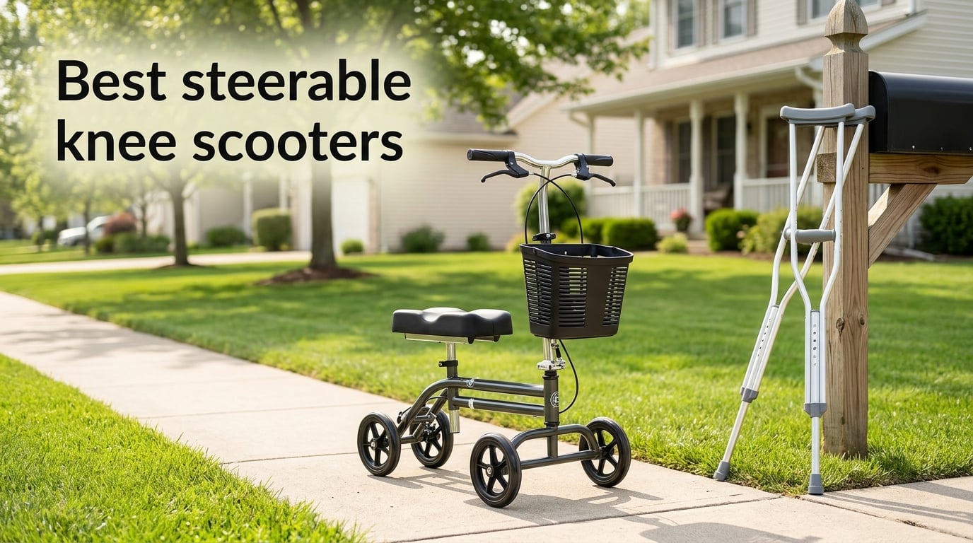 Best steerable knee scooters