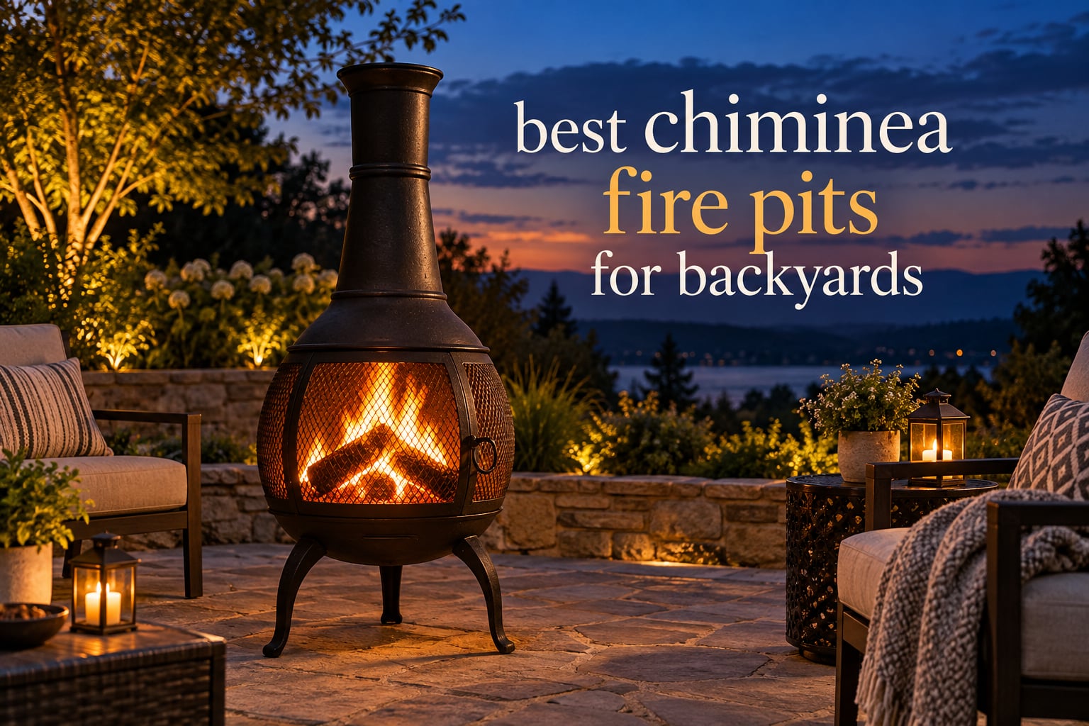 best chiminea fire pits for backyards