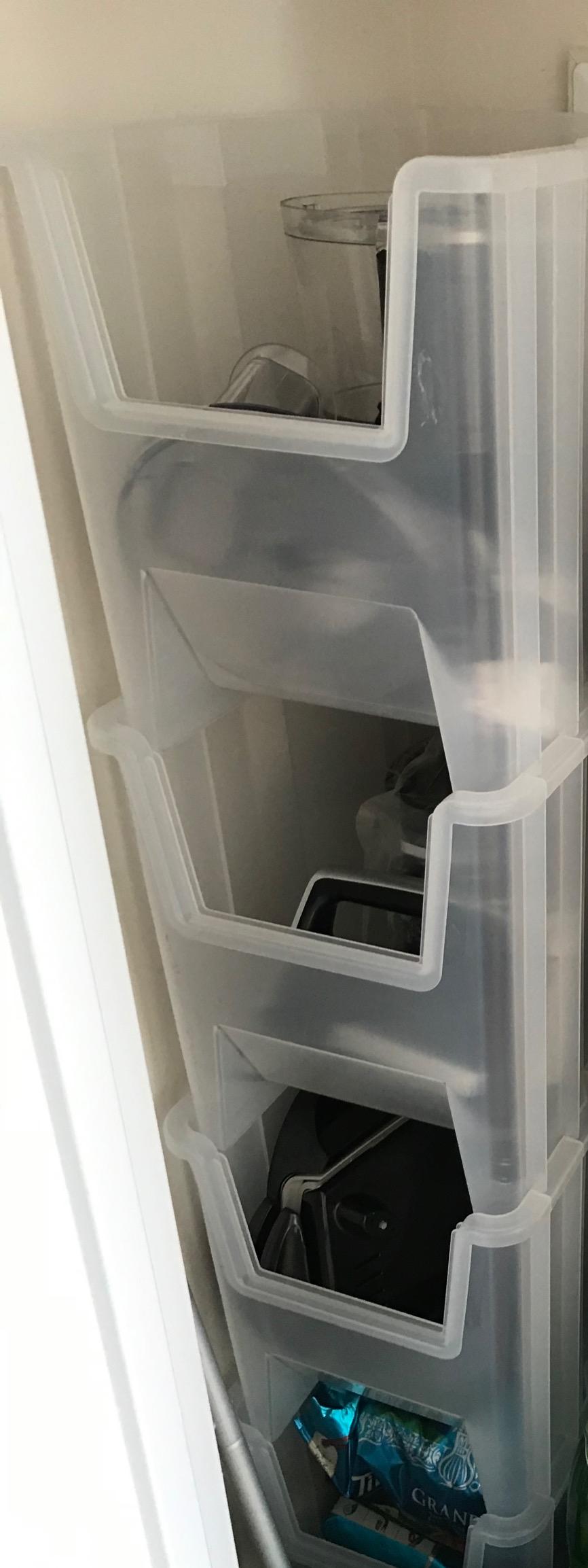 Akro-Mils Stak-N-Store Stackable Storage Bins, 17.5