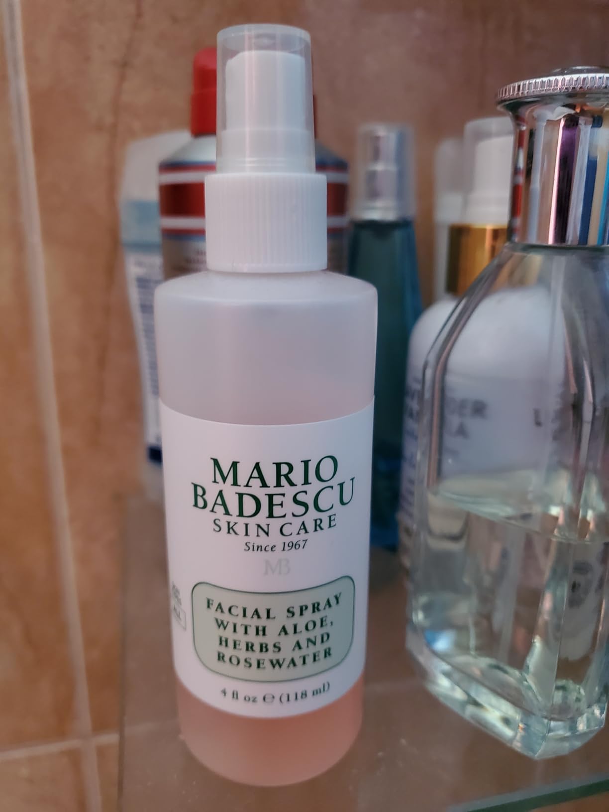 Mario Badescu Facial Spray with Aloe, Herbs and Rose Water for All Skin Types, Face Mist that Hydrates, Rejuvenates & Clarifies customer photo 1