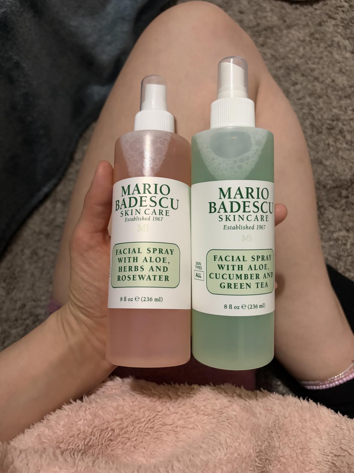 Mario Badescu Facial Spray with Aloe, Herbs and Rose Water for All Skin Types, Face Mist that Hydrates, Rejuvenates & Clarifies customer photo 2