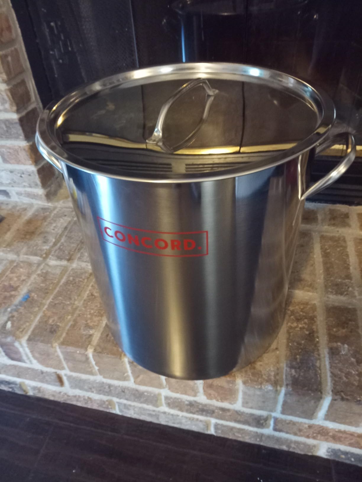 CONCORD 42 QT Stainless Steel Stock Pot w/Basket. Heavy Kettle. Cookware for Boiling (42) customer photo 1
