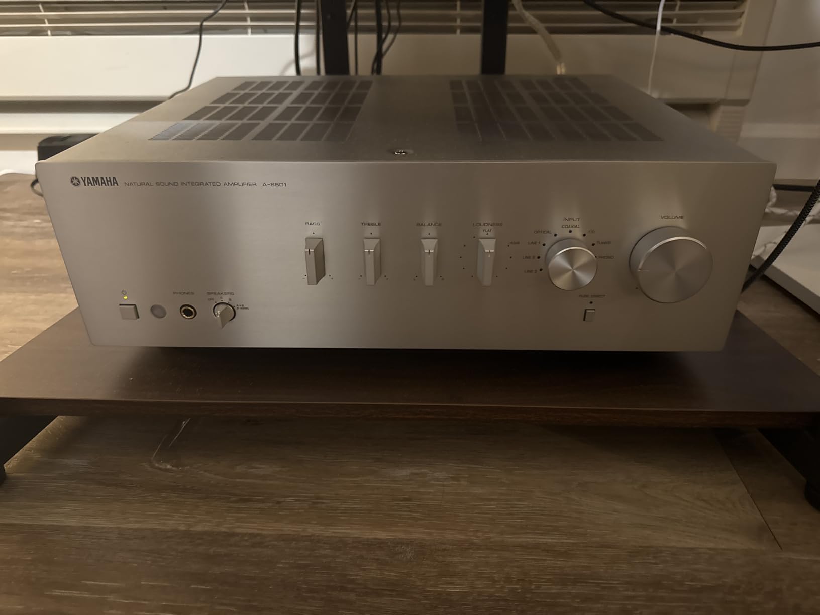 YAMAHA A-S501BL Natural Sound Integrated Stereo Amplifier (Black) customer photo 2